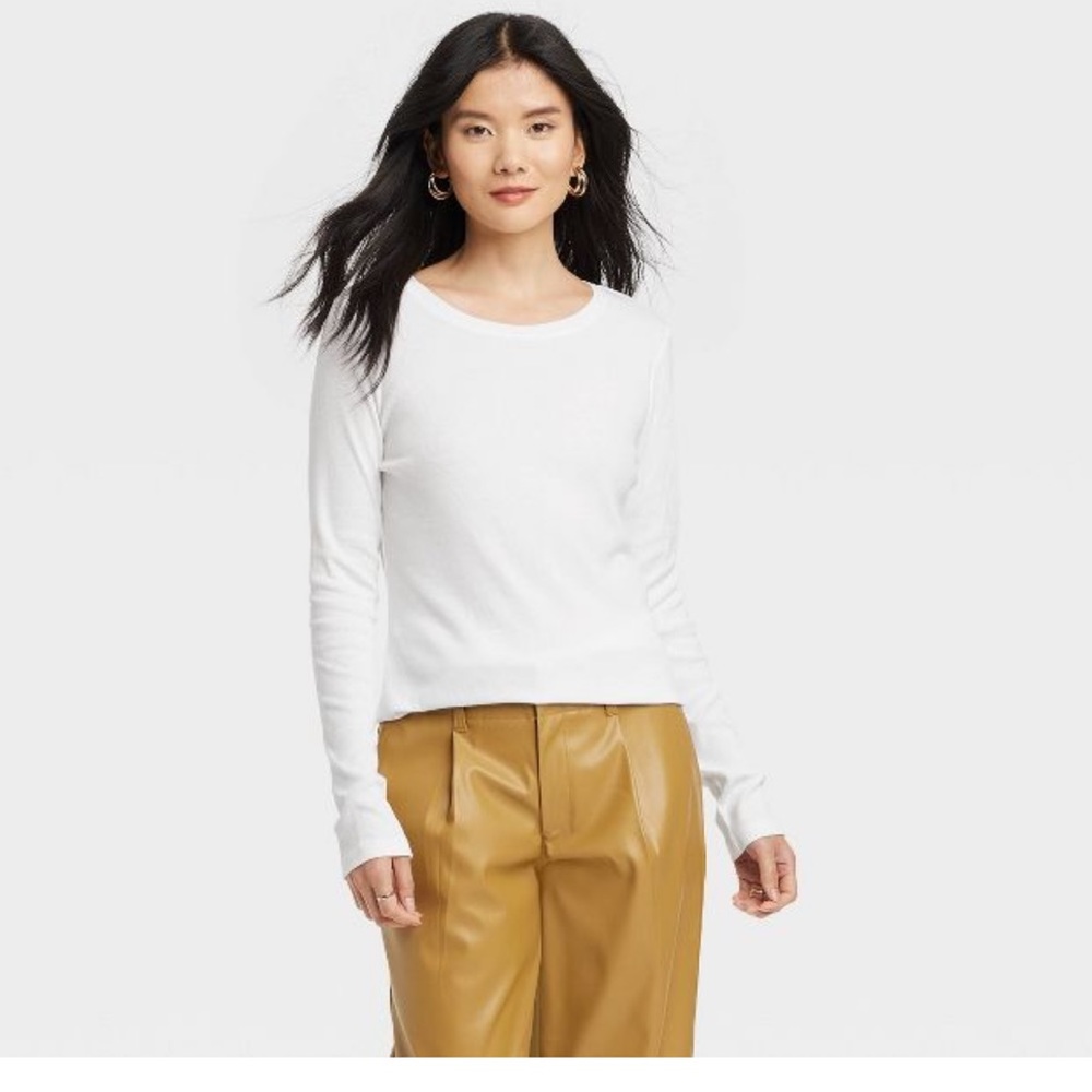 A New Day Long Sleeve White Shirt